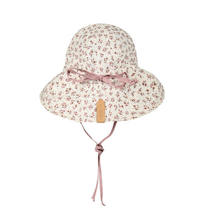 Bedhead Wanderer Linen Bucket Sunhat - Ruby/Rosa