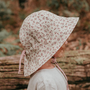 Bedhead Wanderer Linen Bucket Sunhat - Ruby/Rosa