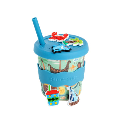 CHINO CLUB CHARM CUP WITH LID | PIRATE