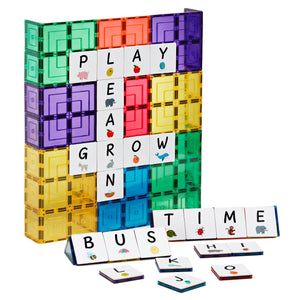 Learn and Grow Magnetic Tile Topper | Alphabet Upper Case