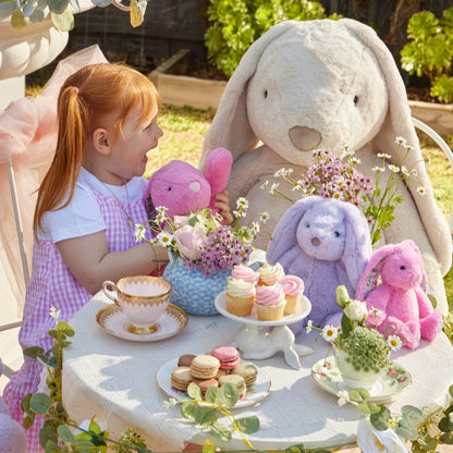 JIGGLE AND GIGGLE SMALL SOFT TOY BUNNY | PINK SHERBET