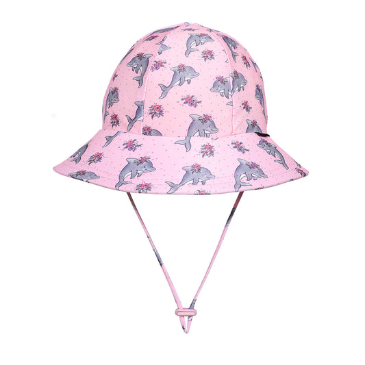 BEDHEAD PONYTAIL SWIM BUCKET BEACH HAT | DOLPHIN