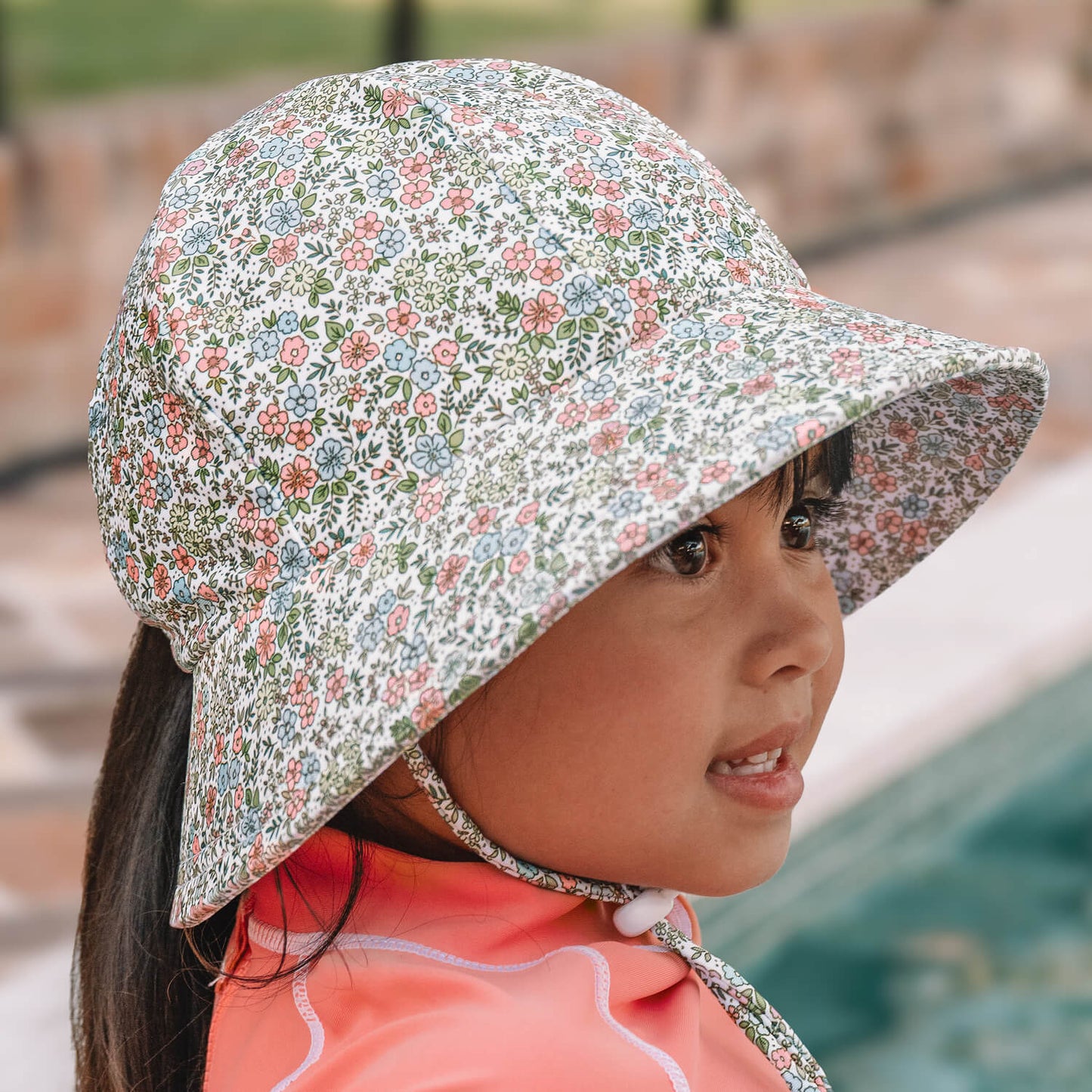BEDHEAD PONYTAIL SWIM BUCKET BEACH HAT | OLIVIA