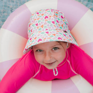 Bedhead Kids Classic Swim Bucket Sunhat - Sweetheart