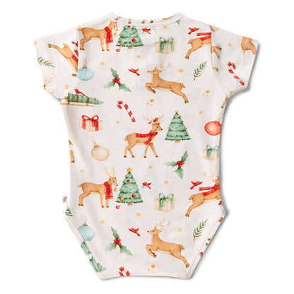 Snuggle Hunny Bodysuit Short Sleeve - Prancer and Friends