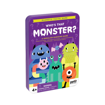 PETITE COLLAGE MAGNETIC TRAVEL GAME | WHO'S THAT MONSTER