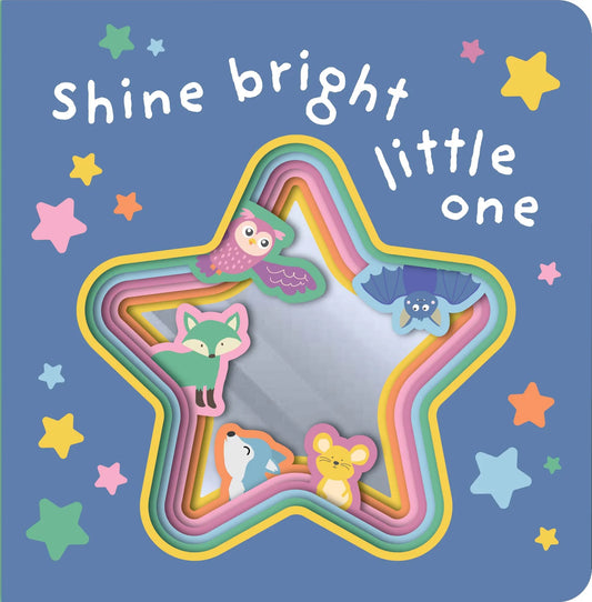 KIDS BOARD BOOK | MIRROR PEEK A BOO | SHINE BRIGHT LITTLE ONE