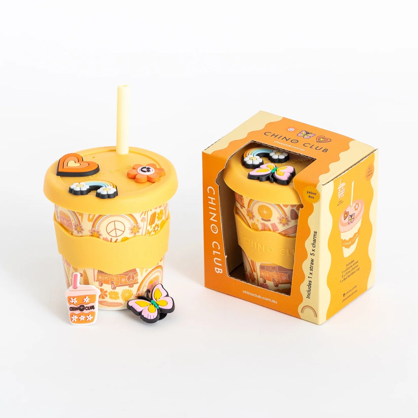 CHINO CLUB CHARM CUP WITH LID | RETRO