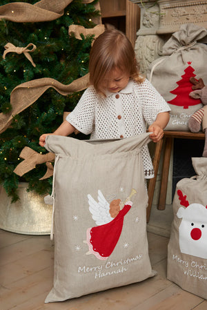 Nana Huchy Personalised Christmas Santa Sack - Angel