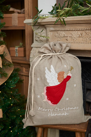 Nana Huchy Personalised Christmas Santa Sack - Angel