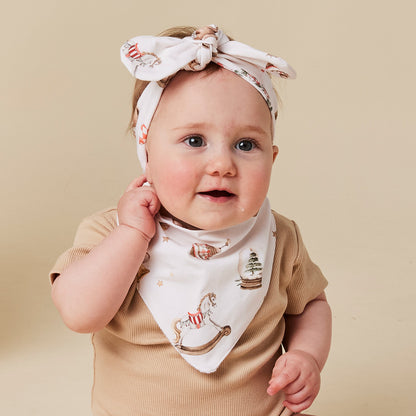 SNUGGLE HUNNY | DRIBBLE BIB | SANTA'S TOY SHOP