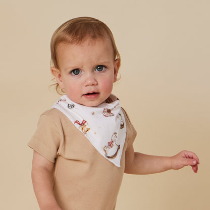 SNUGGLE HUNNY | DRIBBLE BIB | SANTA'S TOY SHOP
