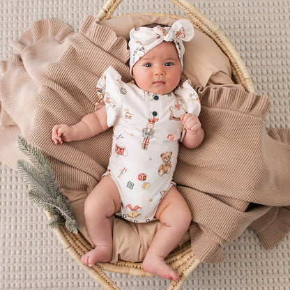 SNUGGLE HUNNY | FRILL BODYSUIT | SANTA'S TOY SHOP