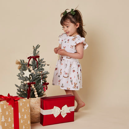 SNUGGLE HUNNY | SHORT SLEEVE DRESS | SANTA'S TOY SHOP