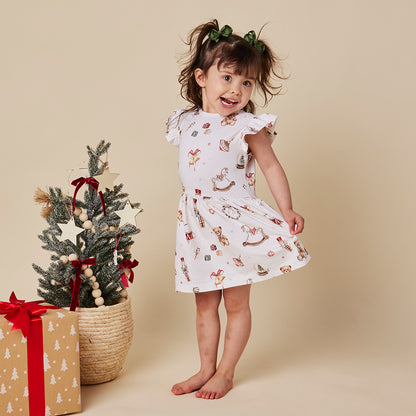 SNUGGLE HUNNY | SHORT SLEEVE DRESS | SANTA'S TOY SHOP