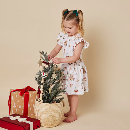 SNUGGLE HUNNY | SHORT SLEEVE DRESS | SANTA'S TOY SHOP