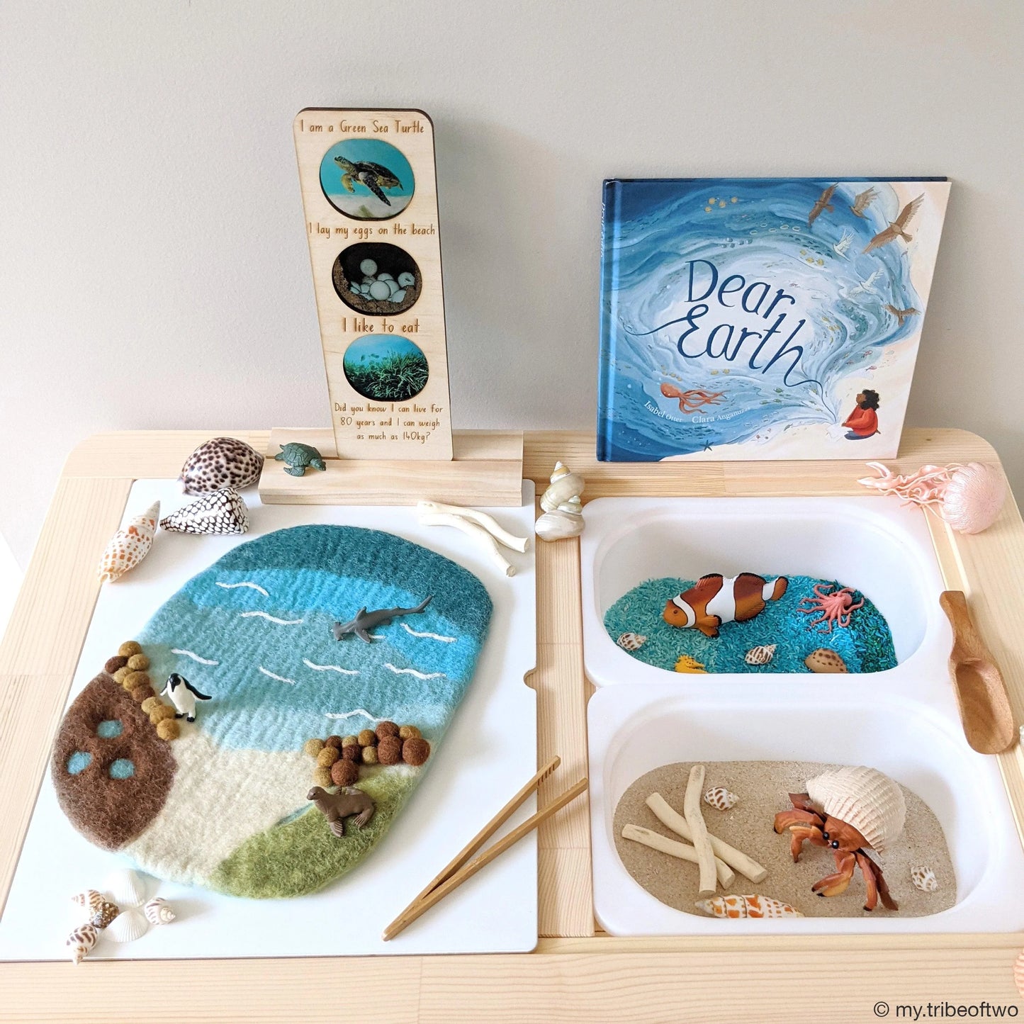 Tara Treasures Sea, Beach and Rockpool Playmat