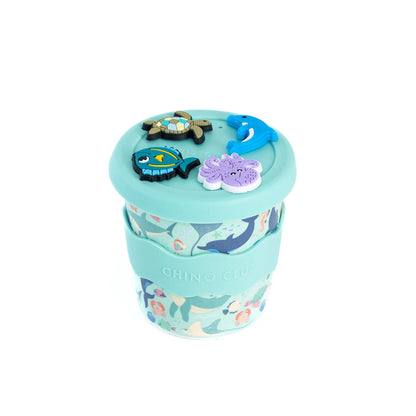 CHINO CLUB CHARM CUP WITH LID | SEA CREATURES