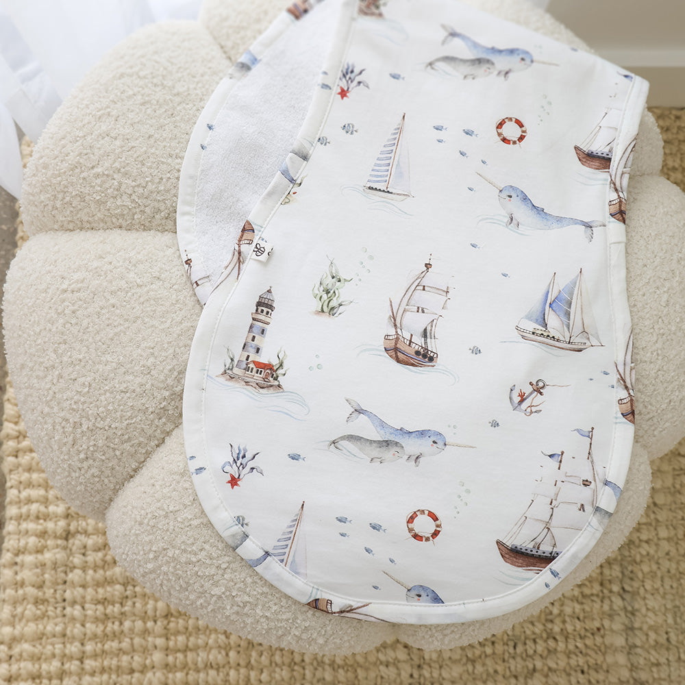 SNUGGLE HUNNY BURP CLOTH | SET SAIL