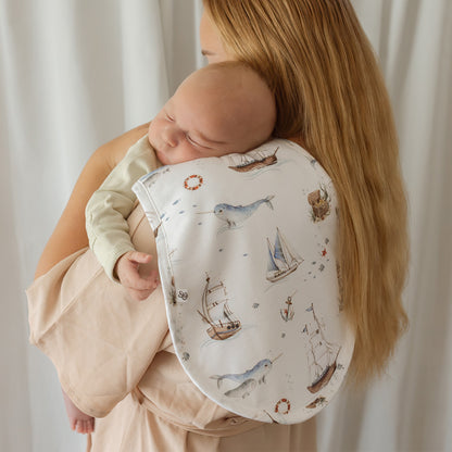 SNUGGLE HUNNY BURP CLOTH | SET SAIL