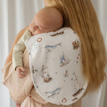 SNUGGLE HUNNY BURP CLOTH | SET SAIL