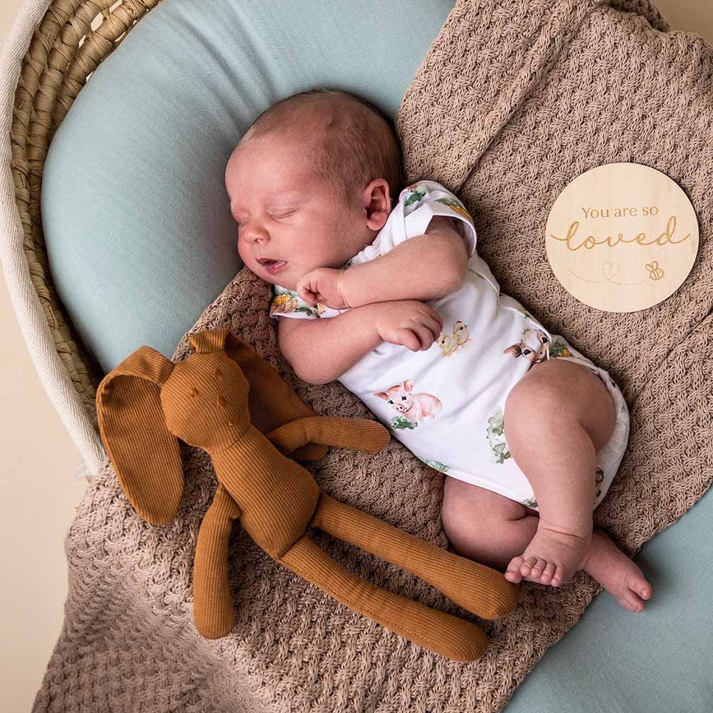 SNUGGLE HUNNY | BODYSUIT SHORT SLEEVE | FARM