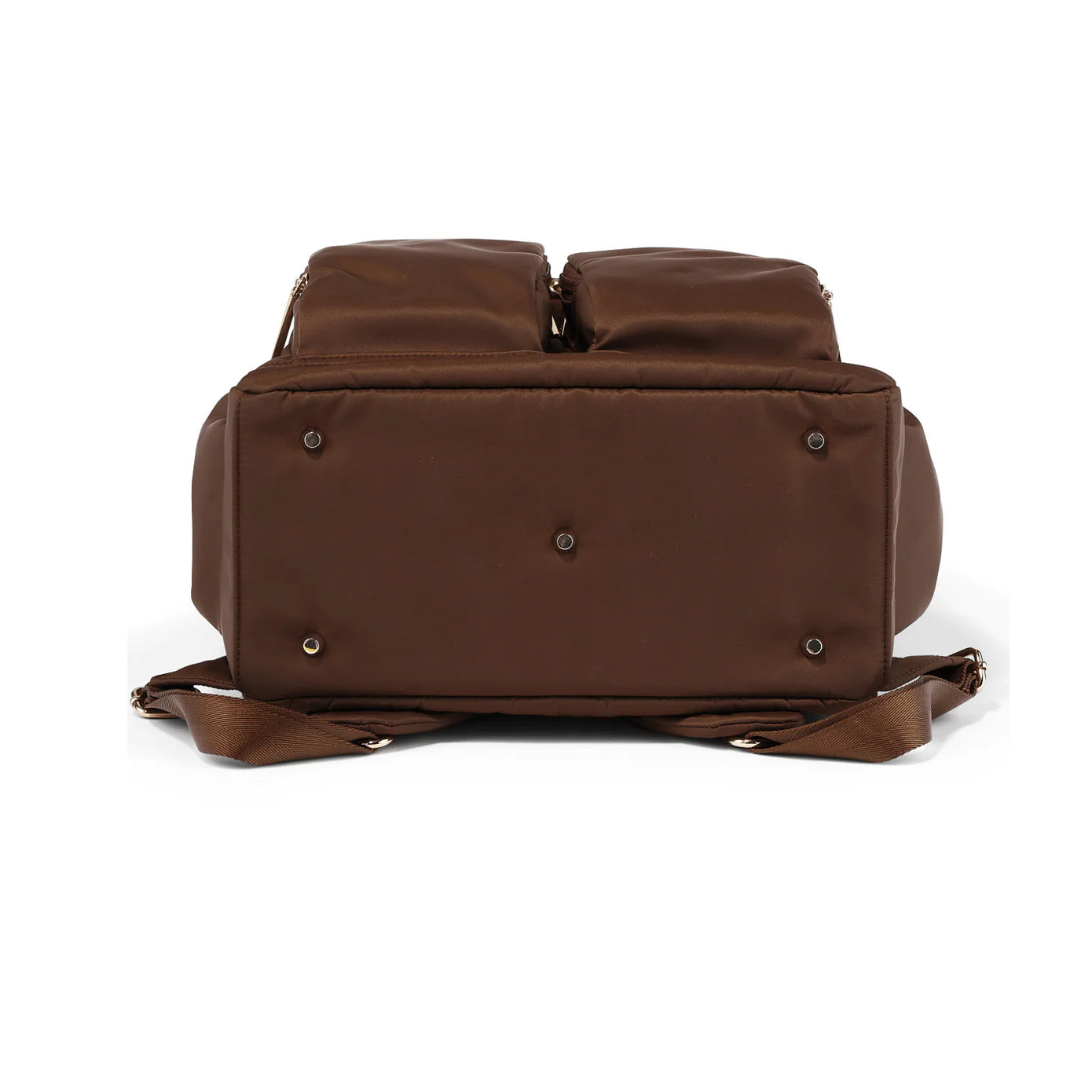 OIOI SIGNATURE NAPPY BACKPACK | NYLON CHOCOLATE