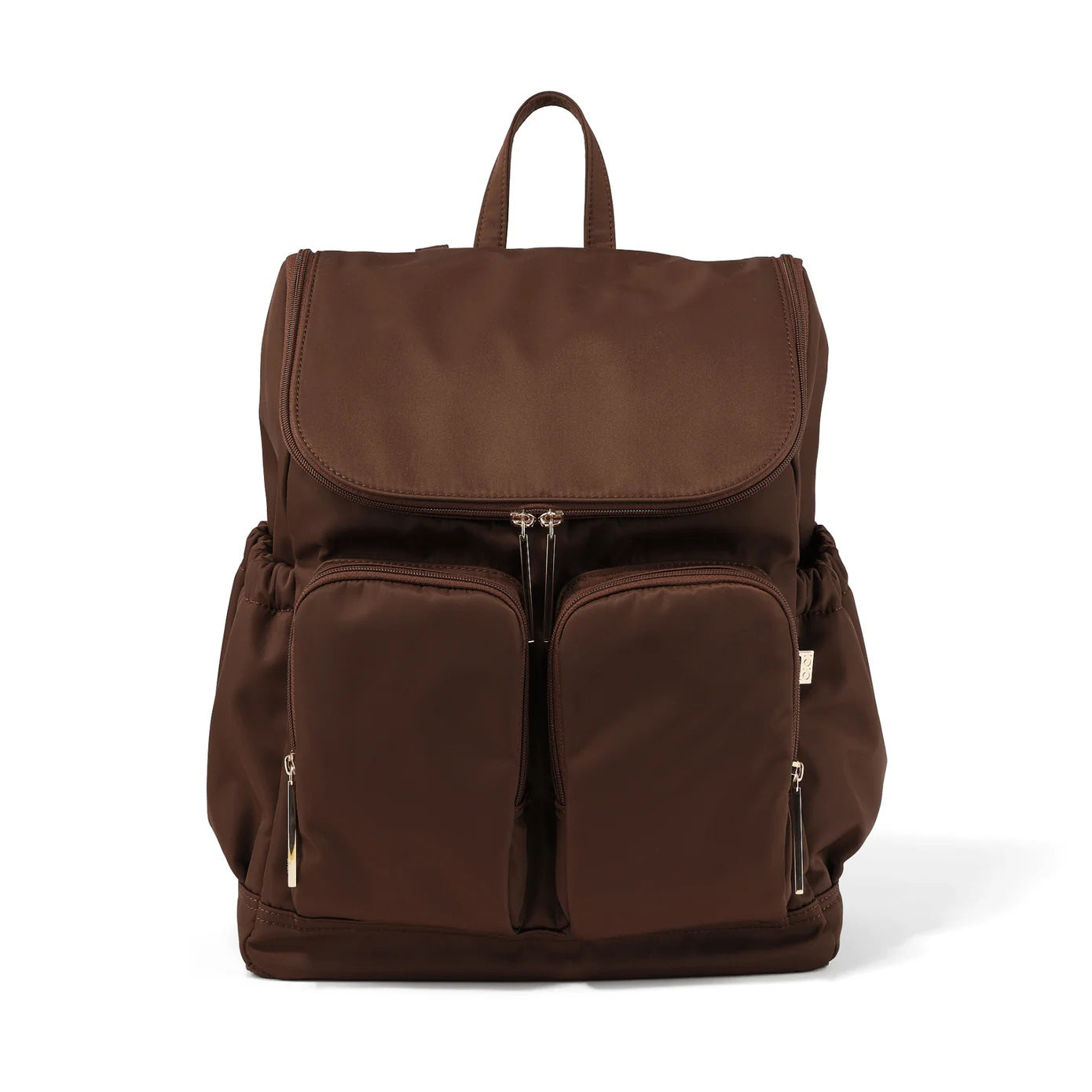 OIOI SIGNATURE NAPPY BACKPACK | NYLON CHOCOLATE