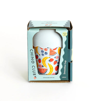 CHINO CLUB MINI SMOOTHIE CUP WITH STRAW | BLUE FRUITS