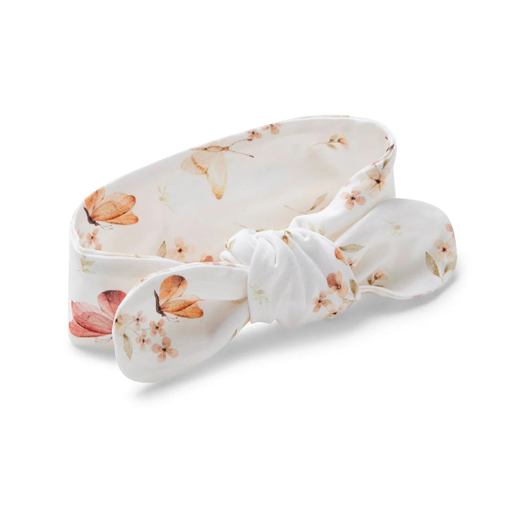 Snuggle Hunny Topknot Headband - Butterfly