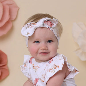 Snuggle Hunny Topknot Headband - Butterfly