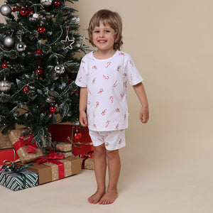 Snuggle Hunny Organic Cotton PJ Set - Candy Cane