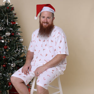 Snuggle Hunny Men's PJ Set - Candy Cane