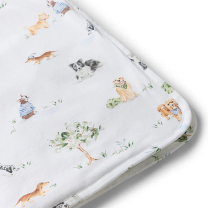 Snuggle Hunny Hooded Organic Cotton Towel - Dog Park