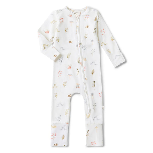 Snuggle Hunny Snugglesuit Convertible Romper - Garden Friends
