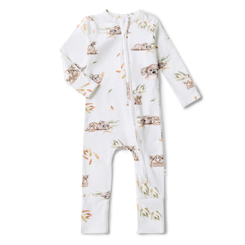 Snuggle Hunny Snugglesuit Convertible Romper - Koala