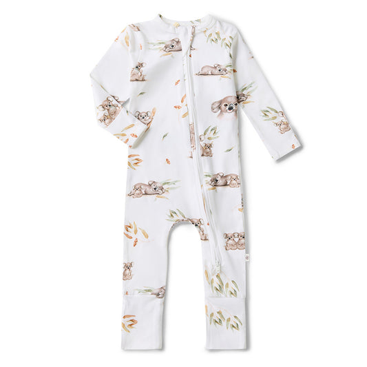 Snuggle Hunny Snugglesuit Convertible Romper - Koala