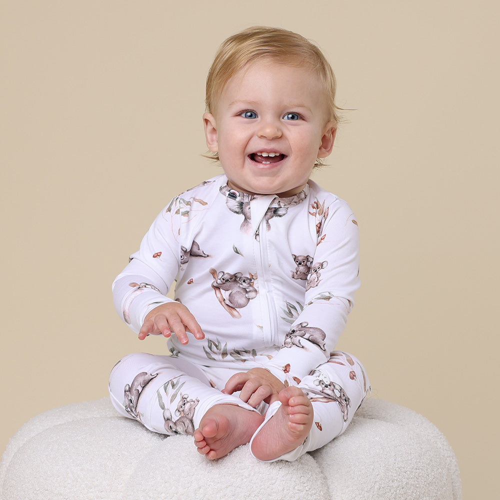 Snuggle Hunny Snugglesuit Convertible Romper - Koala