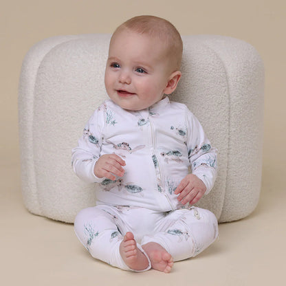 Snuggle Hunny Snugglesuit Convertible Romper - Turtle