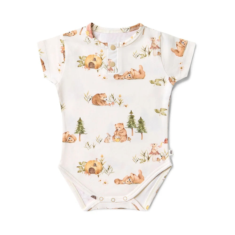 SNUGGLE HUNNY | BODYSUIT SHORT SLEEVE | BEARS