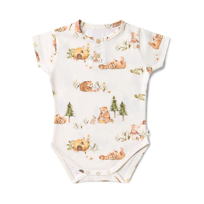 SNUGGLE HUNNY | BODYSUIT SHORT SLEEVE | BEARS