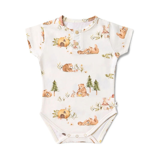 SNUGGLE HUNNY | BODYSUIT SHORT SLEEVE | BEARS