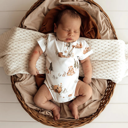 SNUGGLE HUNNY | BODYSUIT SHORT SLEEVE | BEARS