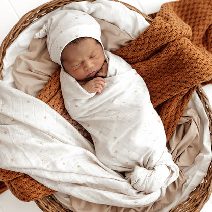 Snuggle Hunny Organic Cotton Muslin Wrap | Stardust