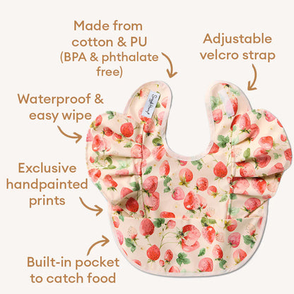 Snuggle Baby Bib - Strawberry