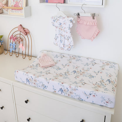 Snuggle Hunny Fitted Bassinet & Change Pad Cover | Sweet Swallows