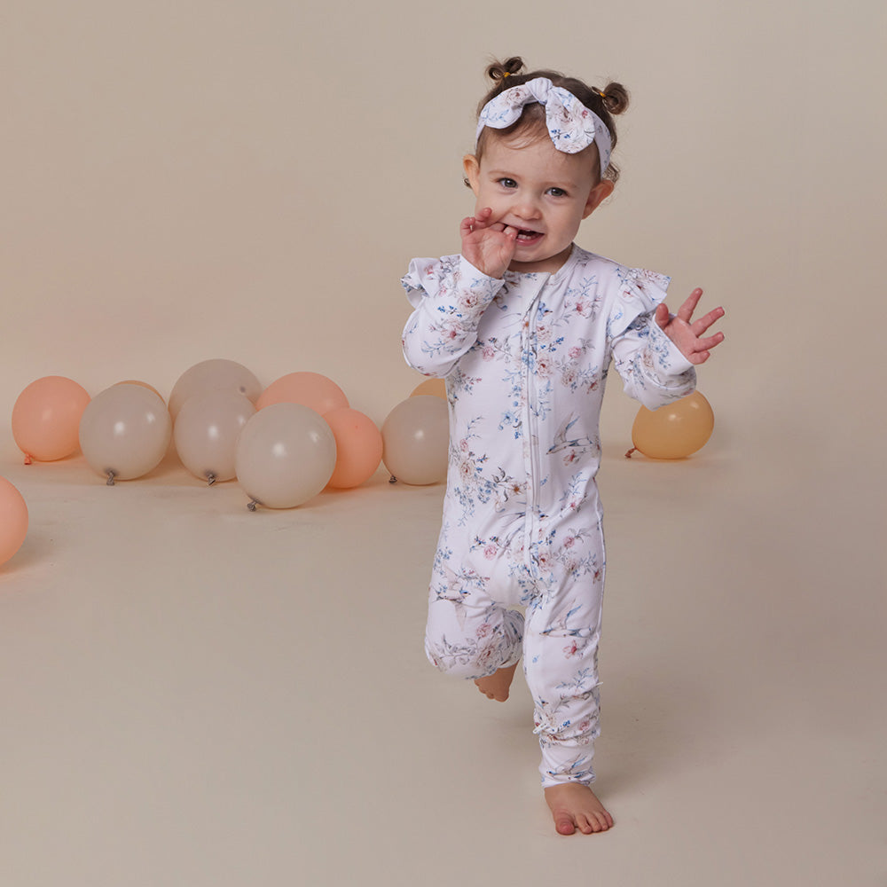 Snuggle Hunny Snugglesuit Convertible Romper | Sweet Swallows