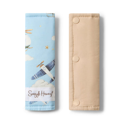 SNUGGLE HUNNY UNIVERSAL REVERSIBLE PRAM STRAP COVERS | TAKING FLIGHT
