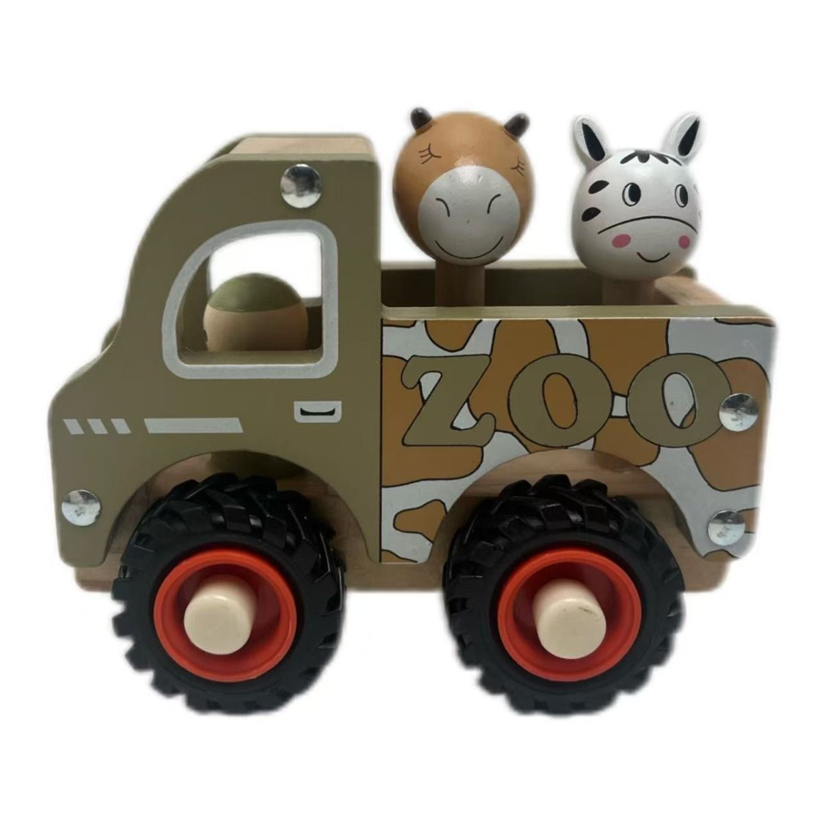 Wooden Truck Toy With Animals
