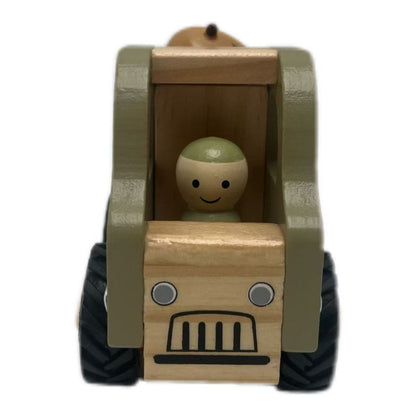 Wooden Truck Toy With Animals